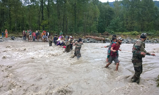 flood-hit Jammu and Kashmir 